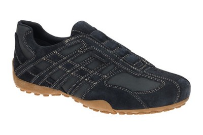 Geox SNAKE ORIGINAL A Herrenschuhe - sportliche Slipper - Halbschuhe blau NEU