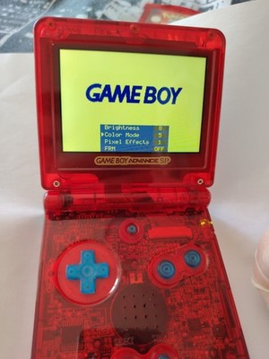 Charizard Pokemon Nintendo Gameboy Advance GBA SP (IPS Display) mit Ladegerät