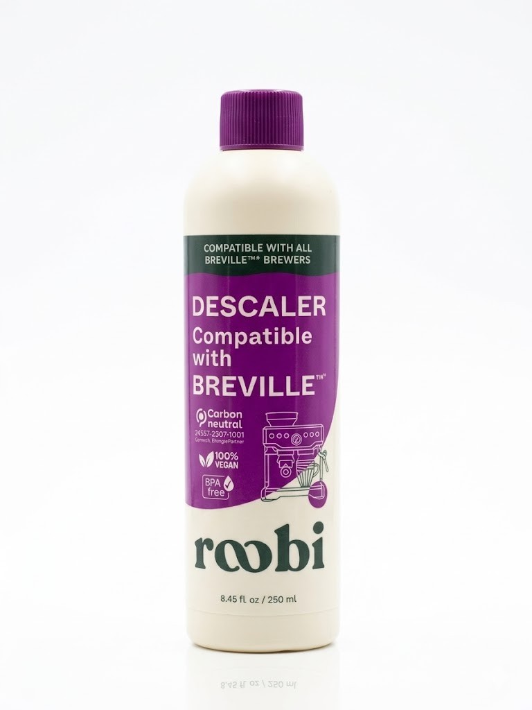 Roobi Descaler Solution for Breville Espresso Coffee Machines 8.45 oz BPA Free
