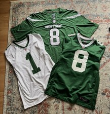 Jets Former Player Jerseys - LOT: 2023 Rodgers L, 2024 M 2024 Gardner Away M