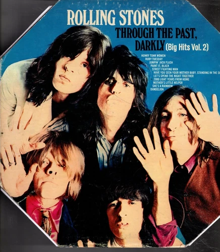 ROLLING STONES on LP  " THROUGH THE PAST DARKLY vol 2   " rock blues