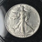 1944S 50C Walking Liberty Half Dollar .900 Silver VF