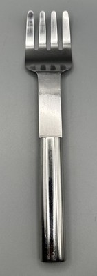 Retroneu CYLINDER Stainless Salad Serving Fork Glossy Korea Flatware Rare