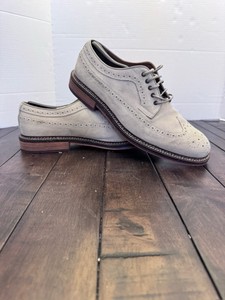 MR. B\'s for ALDO Oxfords Suede Dress Shoes Sand Suede Wingtip Sz. 11 Leather MR. B main image 4