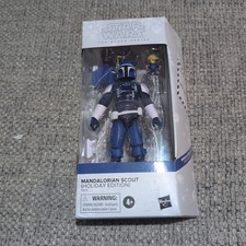 Star Wars Black Series Holiday Edition MANDALORIAN SCOUT ANZELAN 2023 Christmas