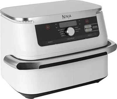 Ninja Foodi FlexDrawer AF500EUWH Heißluftfritteuse 10,4 L weiß GWNM-761
