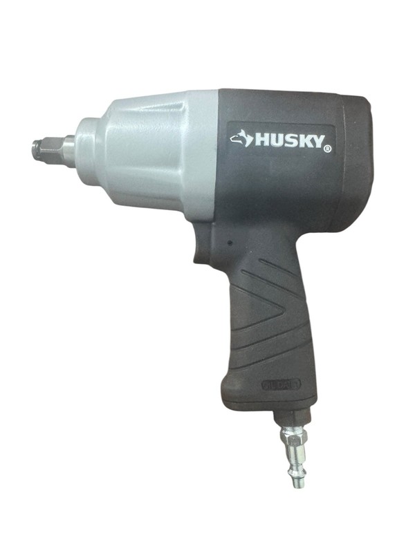 Husky H4455 1/2" Twin Hammer Air Impact Wrench – 650 ft‑lbs, 90 PSI