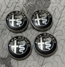 COPPA FREGIO RUOTA COPRIMOZZO ORIGINALE  ALFA ROMEO GIULIA STELVIO 4pz 60mm