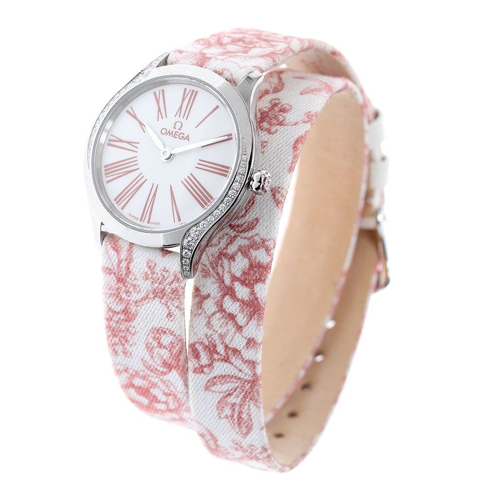 Omega 428.17.26.60.04.003 De Ville Mini Tresor Side Diamond Quartz Ladies View 3