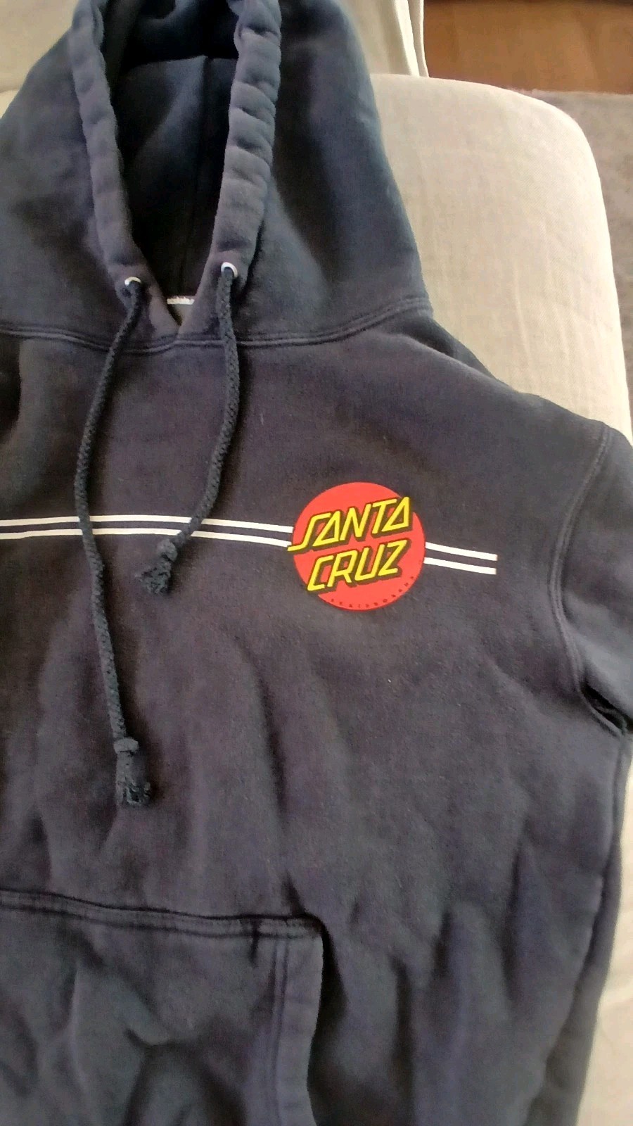 Santa Cruz Classic Dot Men's Pullover Hooded Skate Sweatshir