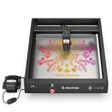 Mecpow X4 Laser Engraver 22000mm/min 410x400mm,Laser Engraving Machine0.08x0.1mm