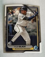 Tyler Black 2024 Bowman Chrome #63 Rookie RC Milwaukee Brewers