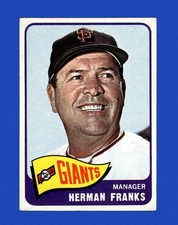1965 Topps Set-Break # 32 Herman Franks Mgr EX-EXMINT *GMCARDS*