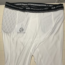 McDavid HEX Padded Compression Football Girdle Pants Thigh Pad XL White/Gray