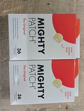 (2 Pack)Mighty Patch Hydrocolloid Acne 12mm Absorbing Spot Dot Patches  36 Count