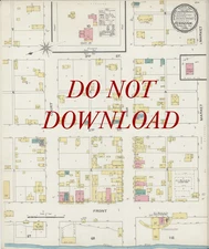 1893 COPY Map Grand Hennepin  Illinois Perfect research Historical Society