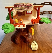 Vintage 1974 Winnie the Pooh Weebles Hunny Tree House Playset Pooh Tigger Sears