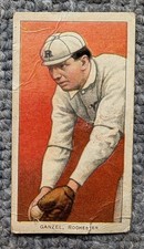 T206 1909-11 John Ganzel 350 In Series #25 Back