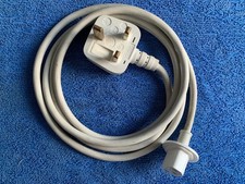 Genuine Apple iMac G5 2005-2007 UK Mains Power Cable, White end to match iMac