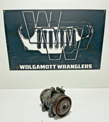 4.0 6cyl Engine A/C Compressor AC 00-06 Jeep TJ Wrangler TESTED OEM CC