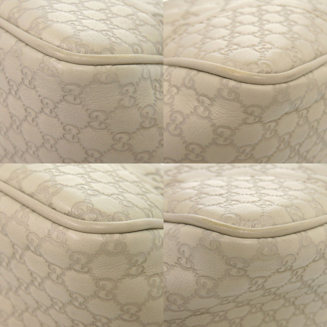 Gucci Guccisima Leather Ivory Handbag Women's Used Gold Hardware 34cm thumbnail 3