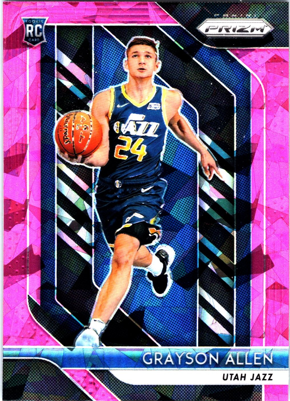 2018-19 Panini Prizm #123 Grayson Allen Prizms Pink Ice