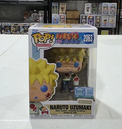 Funko Pop Naruto Uzumaki With Paint 9500 Pcs Limited Edition # 2063 +Protector