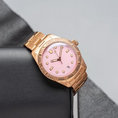 Oris 01 733 7771 3158 Sixty-Five Cotton Candy Pink Dial 38mm