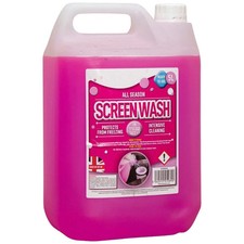 Screen Wash Car Ready To Use 5L All Season Windscreen Cleaner Fluid Anti Freeze