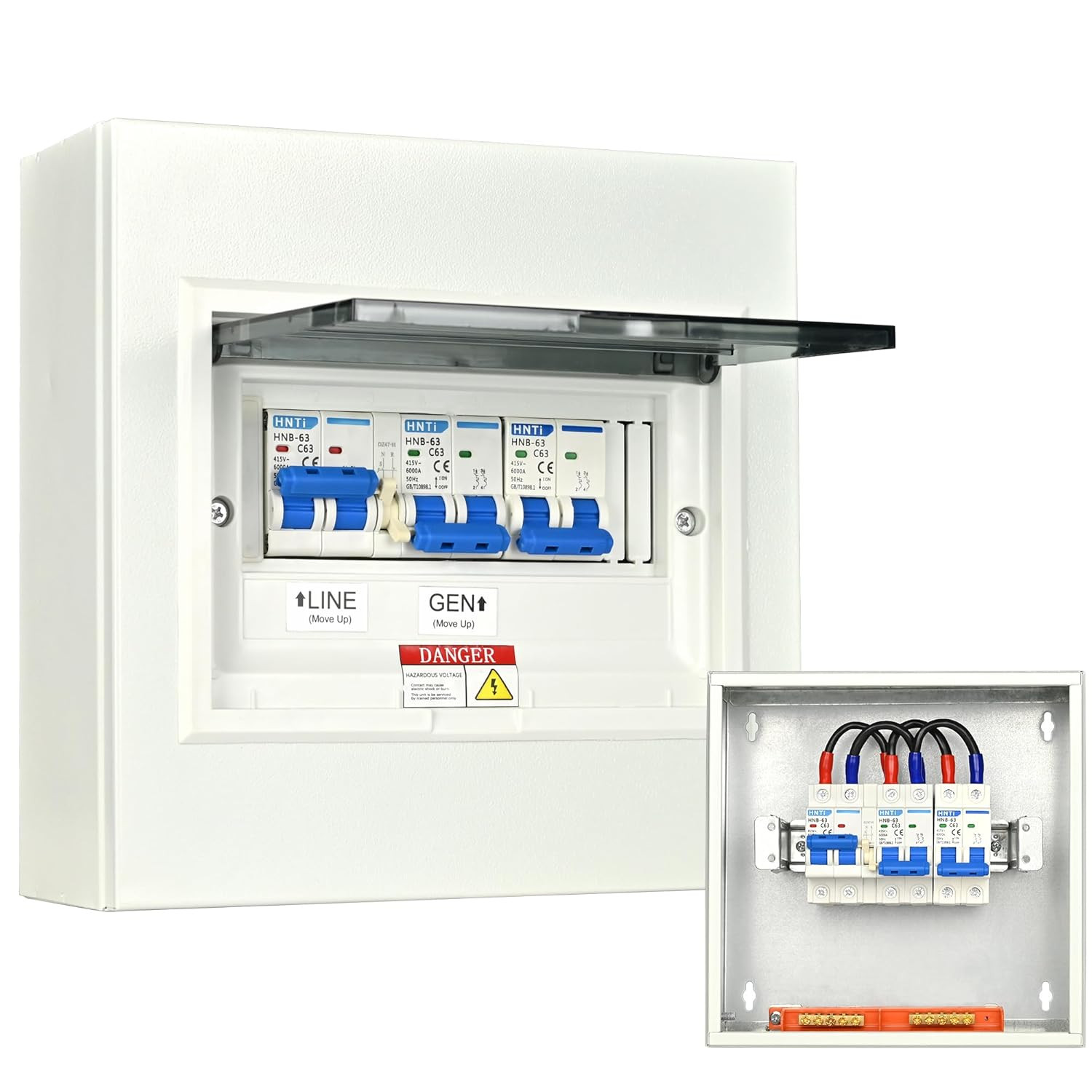 Transfer Switch,63 Amp Manual Transfer Switch, 120/240-volt Transfer S