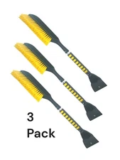 3Pack 27" Snow Brush And Ice Scrapers for Car Windshield Detachable Heavy Duty