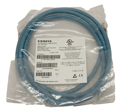New Siemens 6XV1830-3DH20 Profibus M12 Plug In Cable, ECO 5 PIN 2M