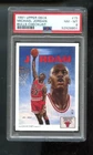 1991-92 Upper Deck #75 Michael Jordan PSA 8 Graded Card NBA Bulls Checklist 1992