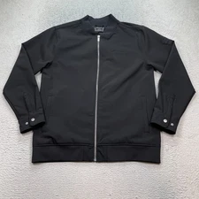 BYLT Limitless Bomber Jacket Men's Size Large Black Governer's Logo