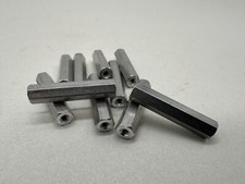  100CT ALUMINUM STANDOFFS HEX FEMALE-FEMALE 4-40 .250 OD X .875 L
