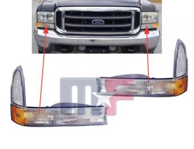 Blinkleuchte 2002-04 Ford F-250 F-350 Pickup 01-05 Excursion Blinklic Standlicht