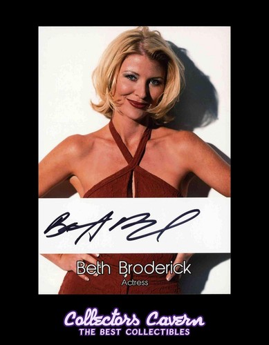 Beth Broderick signiertes 5 x 7 individuelles Foto - (Sabrina die Teenager-Hexe) - JSA COA - Bild 1 von 3