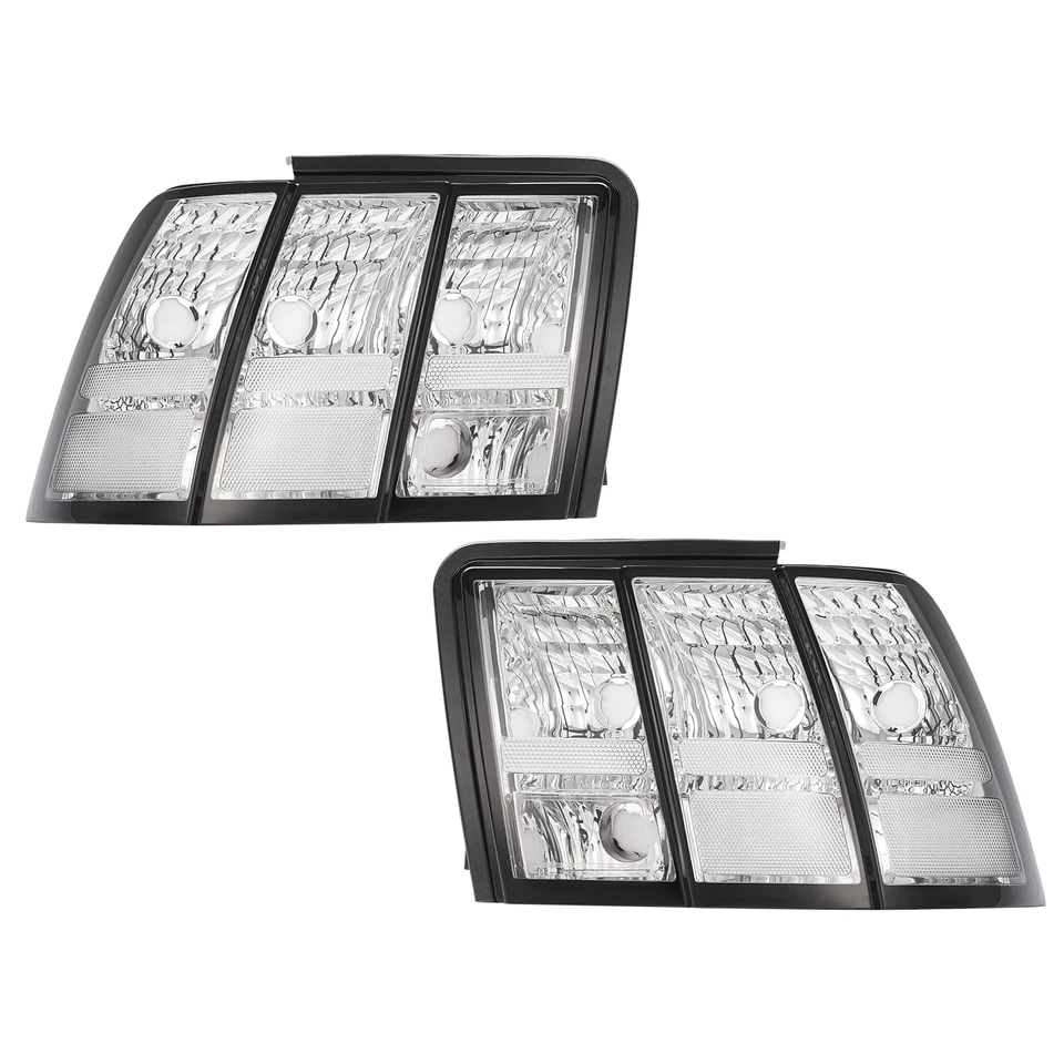 Luces traseras lentes transparentes izquierda+derecha para Ford Mustang 1999-2004 Foto 2 de 4