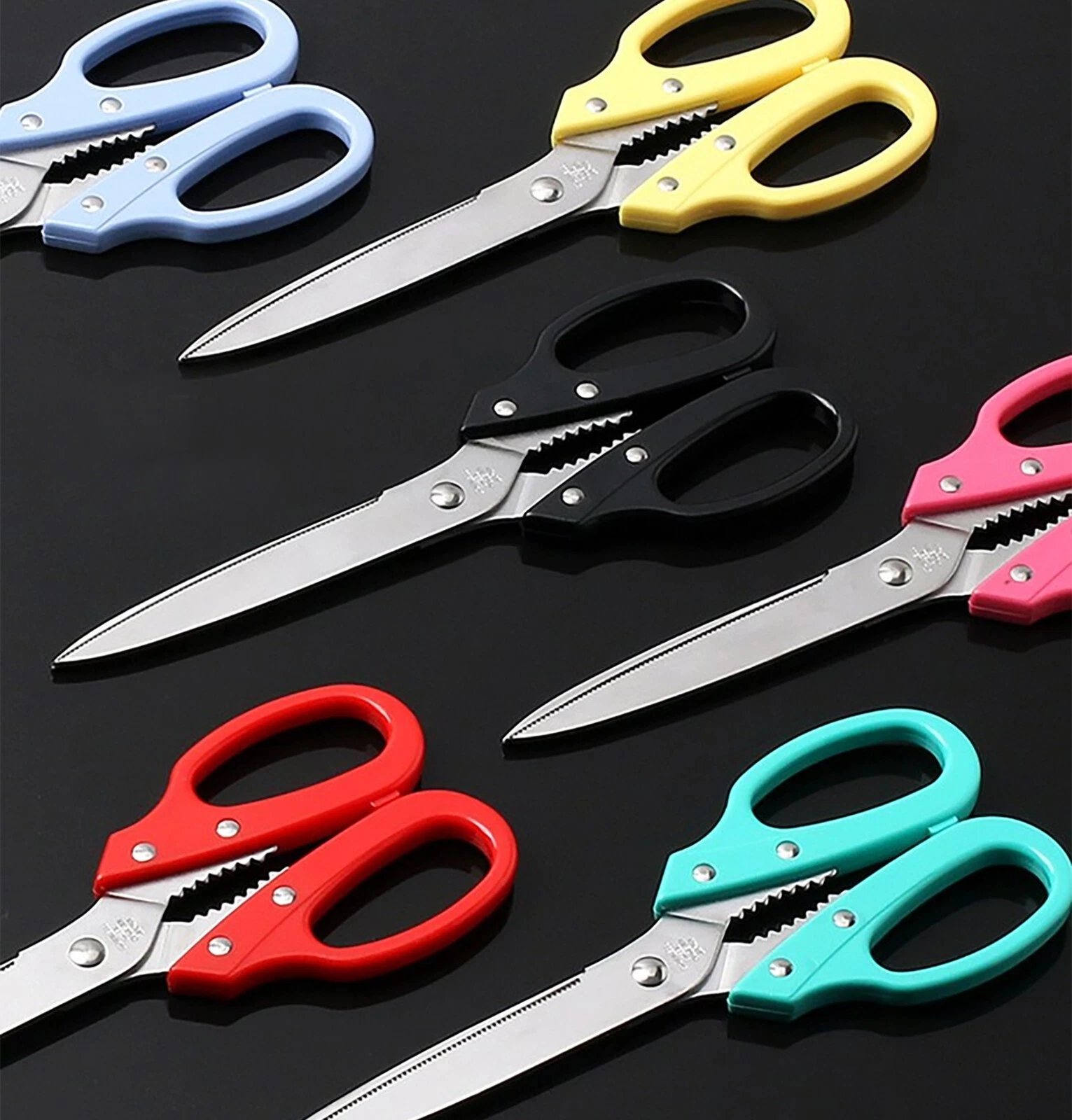 Kitchen Shears Heavy Duty Japan Tanaka Diamond Cut 타나카 방산시장 강주은 주방가위 깡스가위
Opens in a new window or t