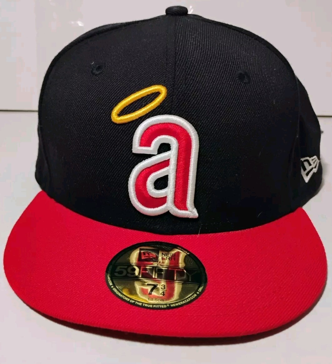 California Angels New Era Cooperstown Collection 59FIFTY Fitted Hat Cap 7-3/4