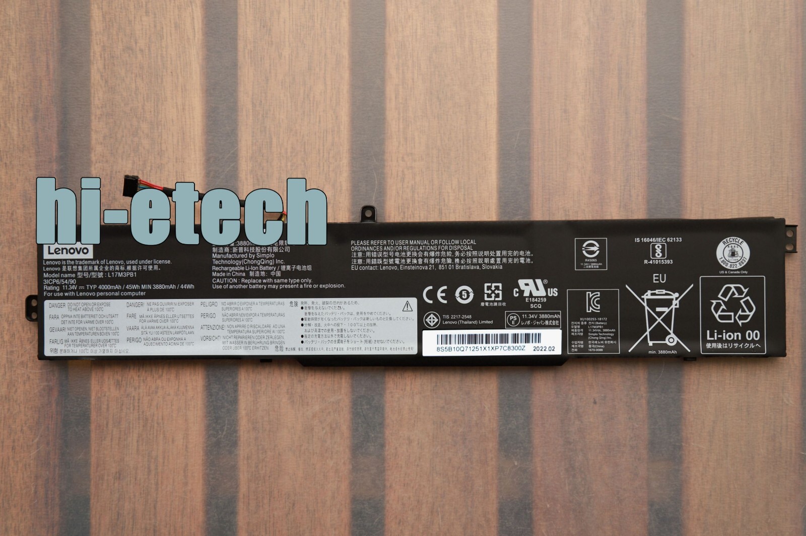K KYUER 45Wh L17M3PB1 L17D3PB0 L17C3PB0 Batterie Pour Lenovo IdeaPad 330-15ICH 330-17ICH 81FK006WSP 81FK003XMH 81FK0035PH 81FK0034PH 81FK0057MJ 81FK0050MH 81FK00GPPB 81FL008JPB 81FL0072MH 81FL005LPB
