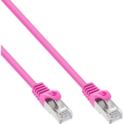 InLine  Patchkabel, SF/UTP, Cat.5e, pink, 20m