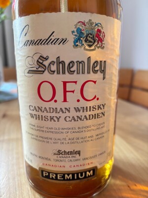 Schenley, O.F.C. Kanadischer Whisky, mehr als 50 Jahre alt