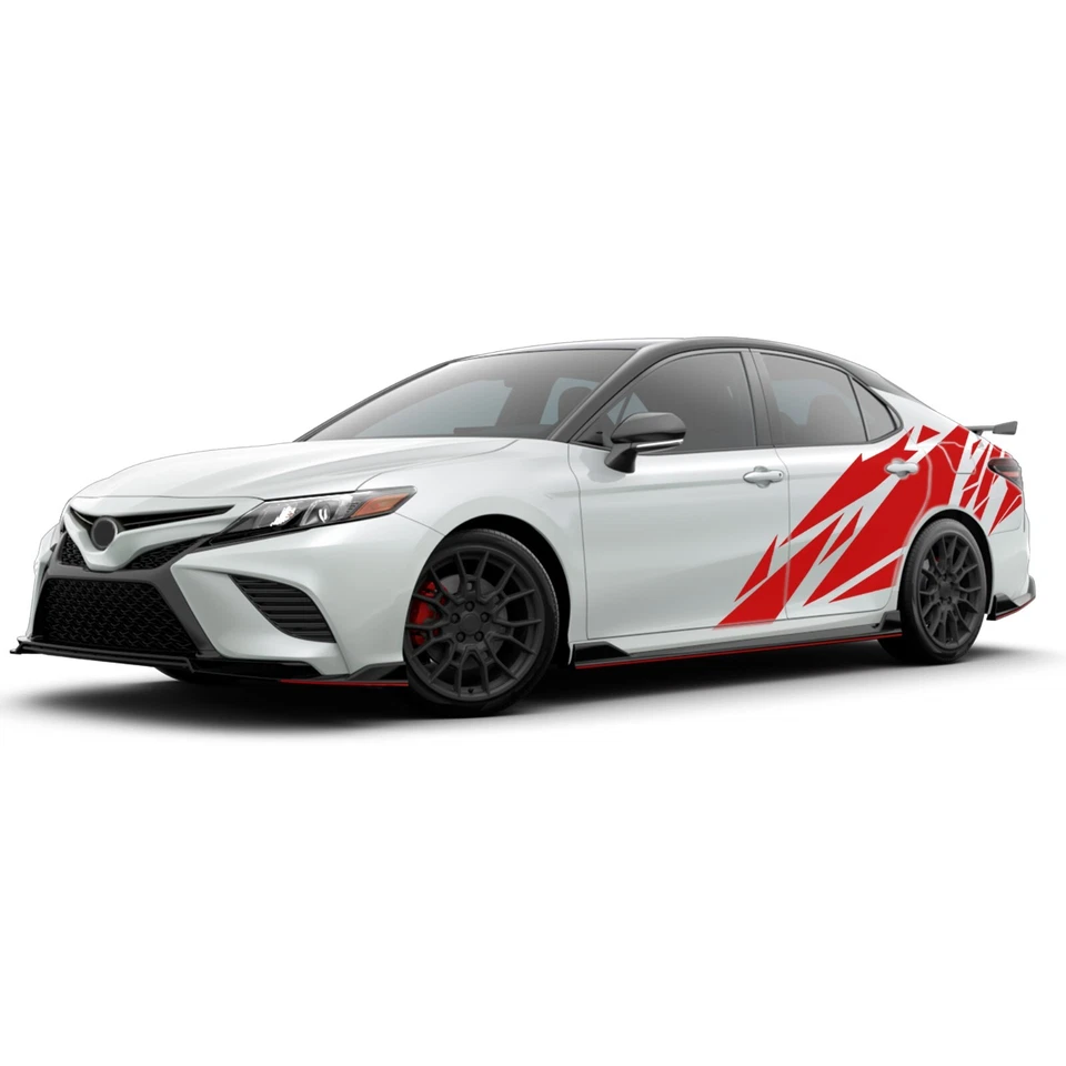 Calcomanía adhesiva gráfica geométrica trasera compatible con Toyota Camry Foto 2 de 3