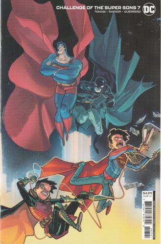 CHALLENGE OF THE SUPER SONS #7 (2018) RILEY ROSSMO CARDSTOCK VARIANT ~ UNREAD NM - Picture 1 of 3