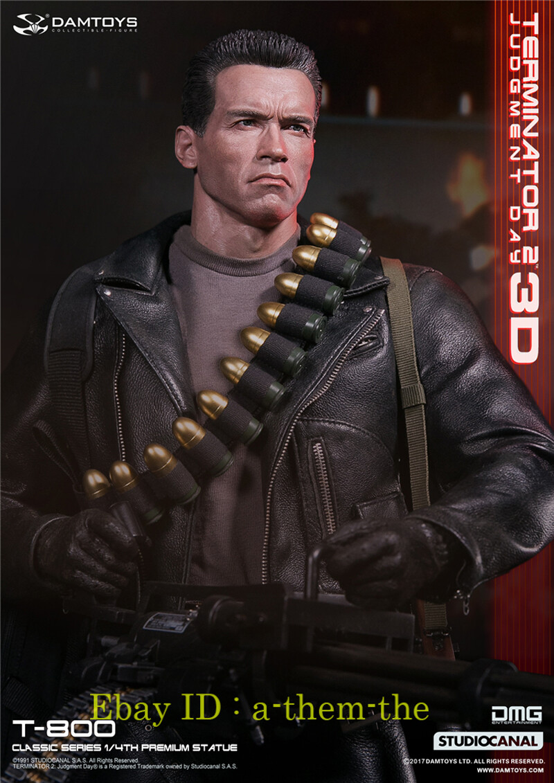 Dam toys 1/4 Terminator 2 T800 Arnold Schwarzenegger CS001