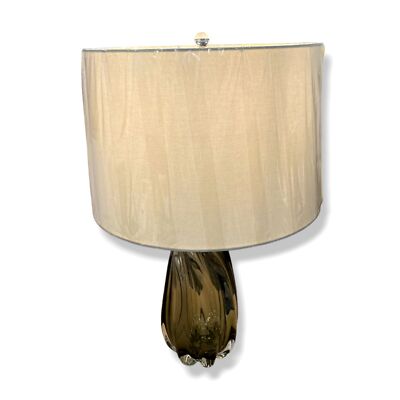 $930 Lucas + McKearn White Green Olive Dalrymple Table Lamp