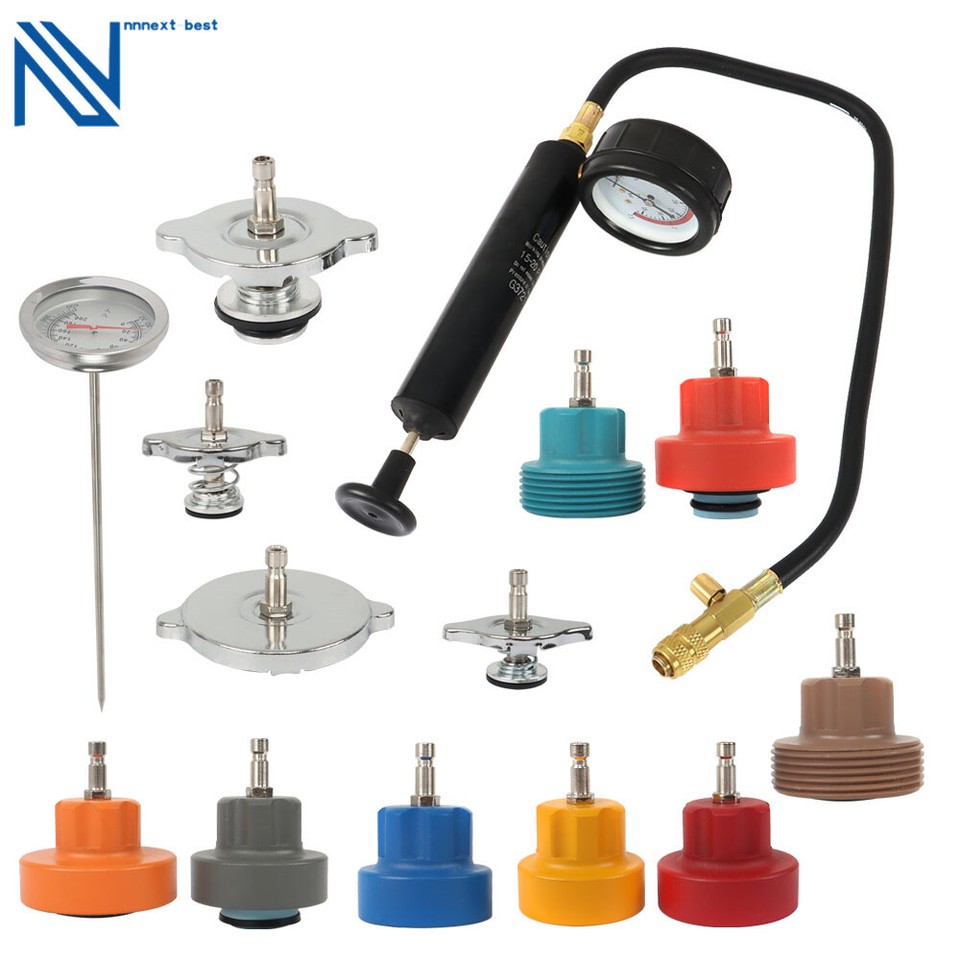 Universal Radiator Pressure Tester Cooling System Head Gasket Leak