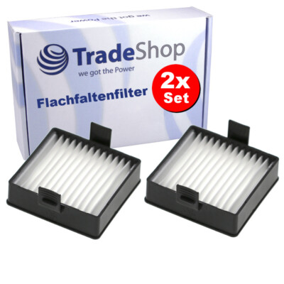 2x Ersatz Flachfaltenfilter für Ryobi RHVF, One, One+, One Plus Staubsauger