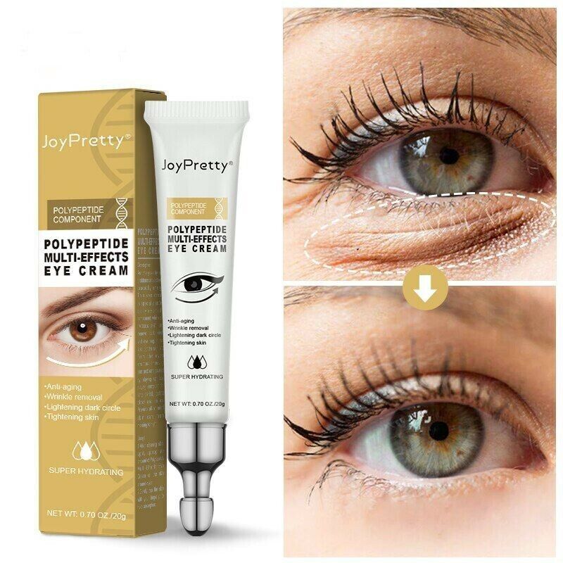 Crema para ojos anti ojeras eliminación de ojeras bolsas para ojos arrugas súper hidratante cuidado de ojos